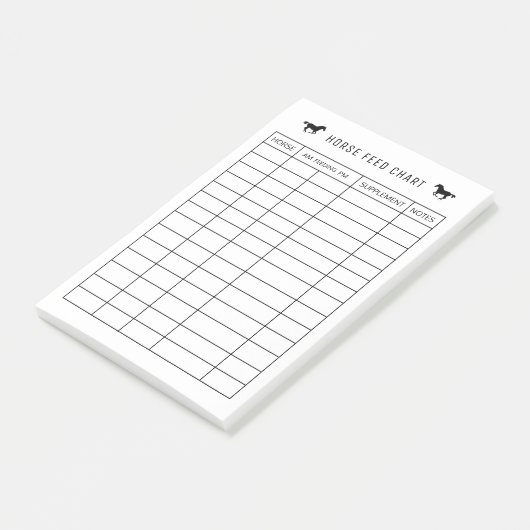 馬食べ物を与え図食べ物を与え馬厩舎の計画 ポストイット (アングル)