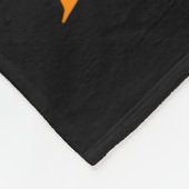 馬魔女ハロウィンおもしろいのブルームはアマチュア フリースブランケット (角)