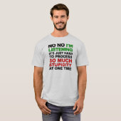 馬鹿さ加減を加工 Funny T-Shirt Tシャツ (正面フル)