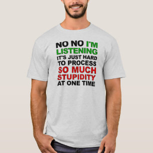 馬鹿さ加減を加工 Funny T-Shirt Tシャツ