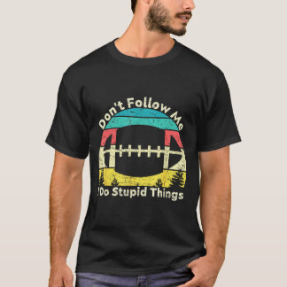 馬鹿なことをするな、レトロなヴィンテージラグビー Tシャツ
