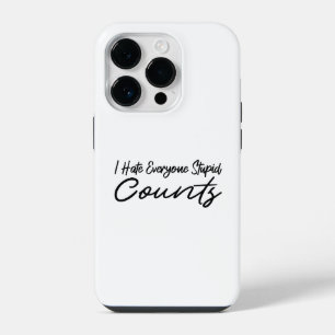 馬鹿なカウントのコーヒーは嫌い iPhone 14 PROケース