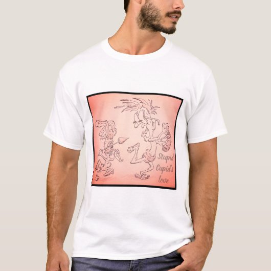 馬鹿なキューピッドの愛 Tシャツ (正面)