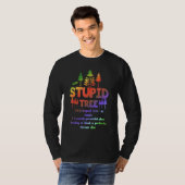 馬鹿な木の定義 ディスクゴルフ3 Tシャツ (正面フル)
