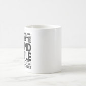 馬鹿に耐える サーカズム好き クールな労働者 コーヒーマグカップ (中央)