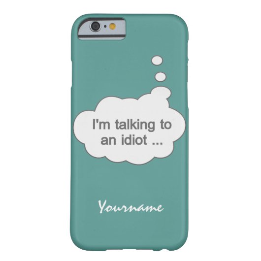 馬鹿に話す任意の色ケース Case-Mate iPhoneケース (裏面)