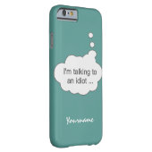 馬鹿に話す任意の色ケース Case-Mate iPhoneケース (裏面/右)