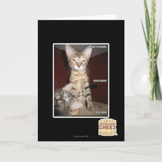 馬鹿の友人 カード (正面)