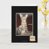 馬鹿の友人 カード (黄色い花)