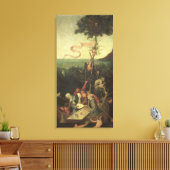 馬鹿の船, c.1500 キャンバスプリント (インサイチュ (リビング))