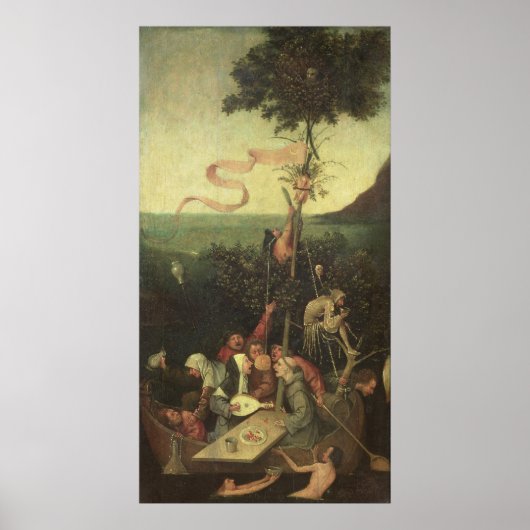 馬鹿の船， c.1500 ポスター (正面)