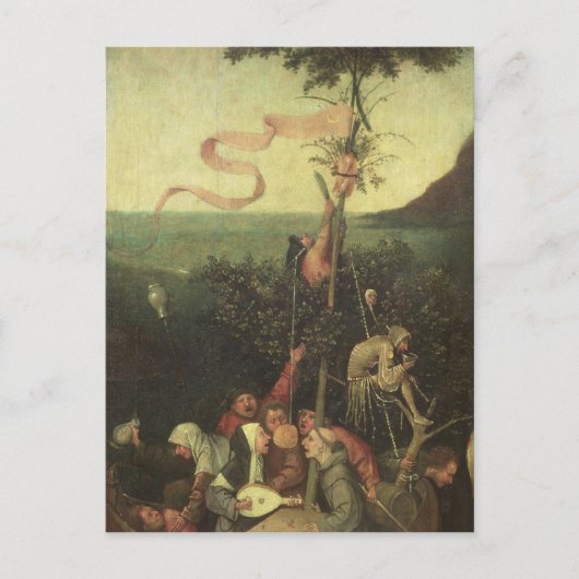 馬鹿の船， c.1500 ポストカード (正面)