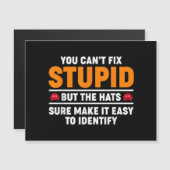 馬鹿は直せないが帽子は確かに楽だ (正面/裏面)