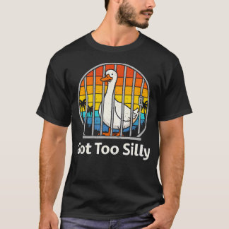 馬鹿みたいなダジャレ サーカスティック ユーモア ガチョウ 動物 Tシャツ