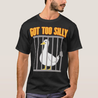 馬鹿みたいに可愛いガチョウのダジャレ Tシャツ