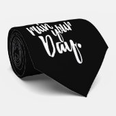 馬鹿をあなたの日の白黒の引用文を台無しにすることを許可しないで下さい ネクタイ (ロール)