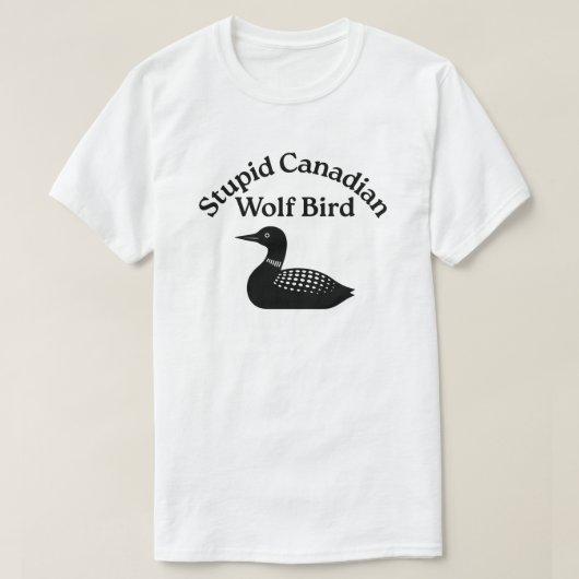 馬鹿カナダオオカミ鳥 - 熱いライバル関係 クラシック Tシャツ (デザイン正面)