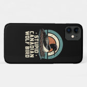 馬鹿カナダオオカミ鳥 Case-Mate iPhoneケース (裏面(横))