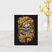 馬鹿時間社員面白オフィスユーモア カード (黄色い花)