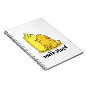 馬鹿犬面白マスタードパンピュン ノートブック (右側)