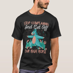 馬鹿言ってないで偉そうな態度やめろ Tシャツ