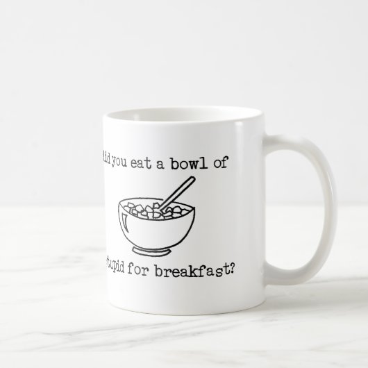 馬鹿馬鹿しいマグカップ コーヒーマグカップ (右)