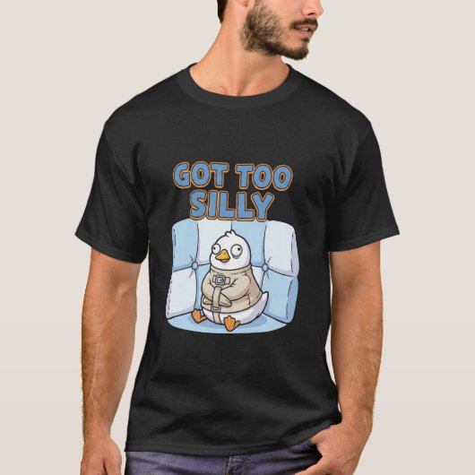 馬鹿馬鹿しくて面白い冗談を言って、ひどい目にあった Tシャツ (正面)