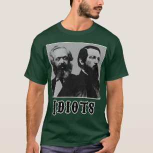 馬鹿: マルクスおよびEngles Tシャツ