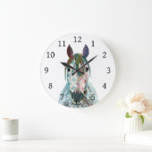 馬12 ラージ壁時計 (ホーム)