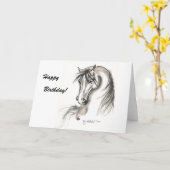 馬1 カード (黄色い花)