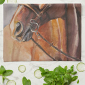 馬2 キッチンタオル (折り畳み)