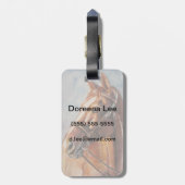 馬2 ラゲッジタグ (裏面縦)