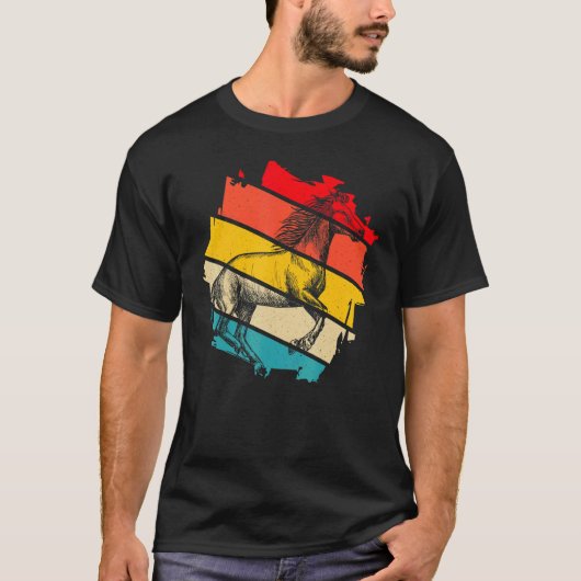 馬 おもしろ 格言 馬 Tシャツ (正面)