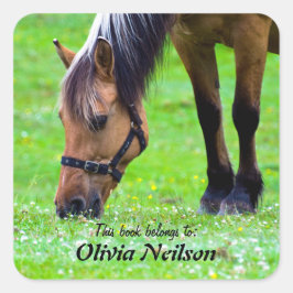 馬「この本は…」 ステッカー