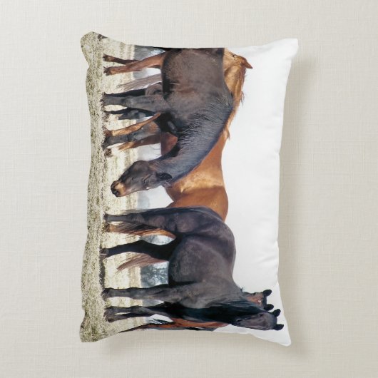 馬 アクセントクッション (裏面(縦))