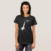 馬 アート 馬術 馬好き 騎手 乗馬 Tシャツ (正面フル)