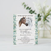 馬 ウエスタン ウェディング 緑 木 農村風 (スタンド正面)