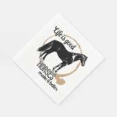 馬 ウエスタン ラスティック カウボーイ 馬術 結婚式 スタンダードランチョンナプキン (角)