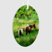 馬 オーナメント (正面)