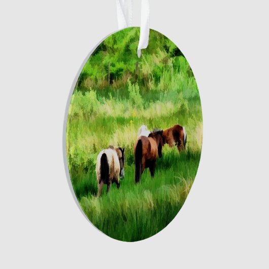 馬 オーナメント (正面)