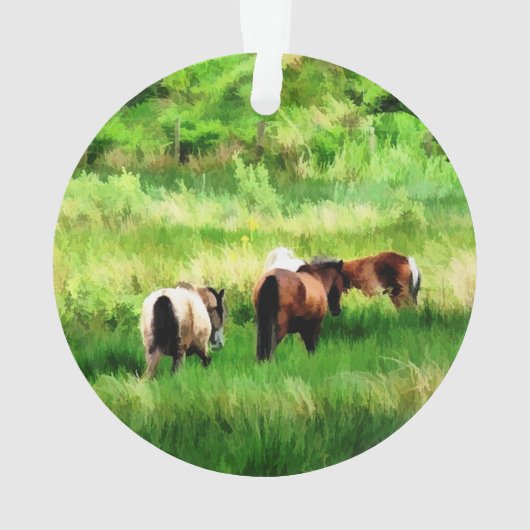 馬 オーナメント (裏面)