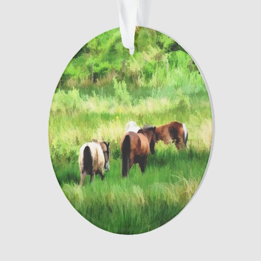 馬 オーナメント (正面)