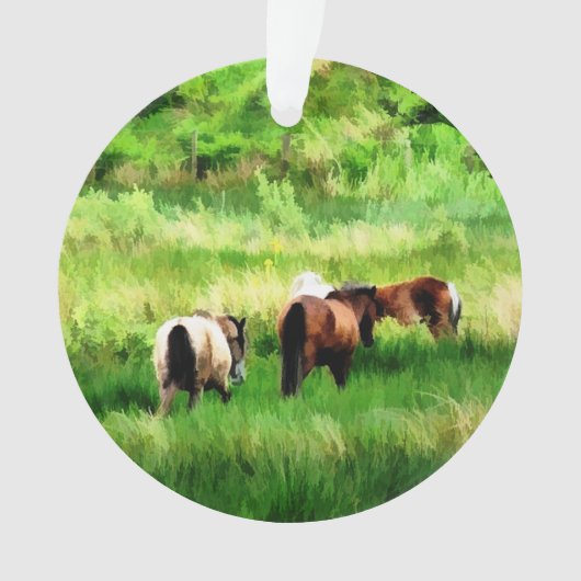 馬 オーナメント (正面)