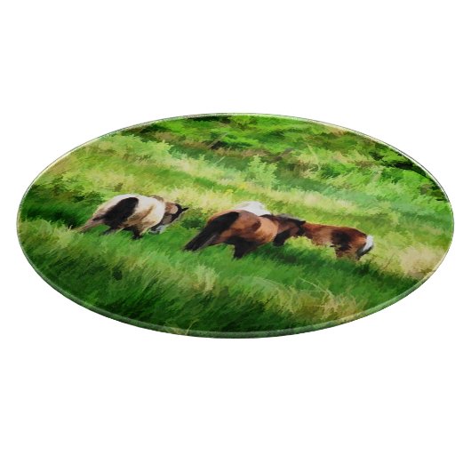 馬 カッティングボード (角)