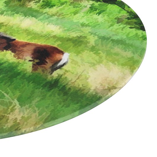 馬 カッティングボード (角)