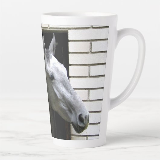 馬 カフェラテマグ (右)