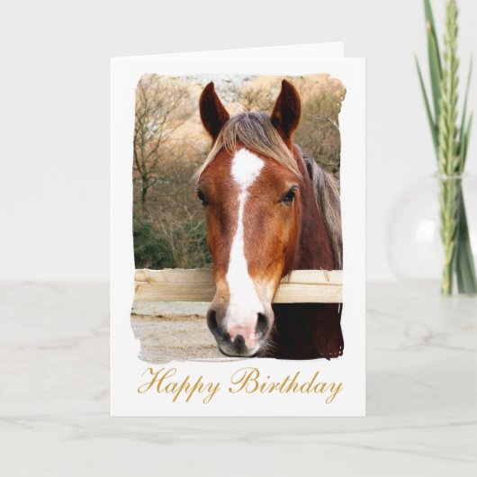 馬 カード (正面)