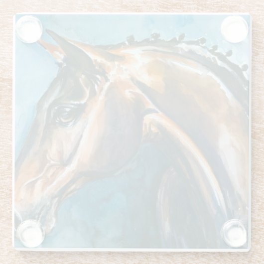 馬 ガラスコースター (裏面)