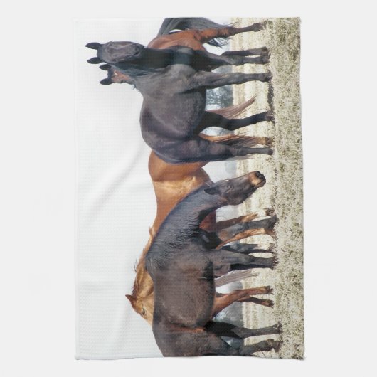 馬 キッチンタオル (縦)