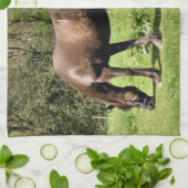 馬 キッチンタオル (折り畳み)